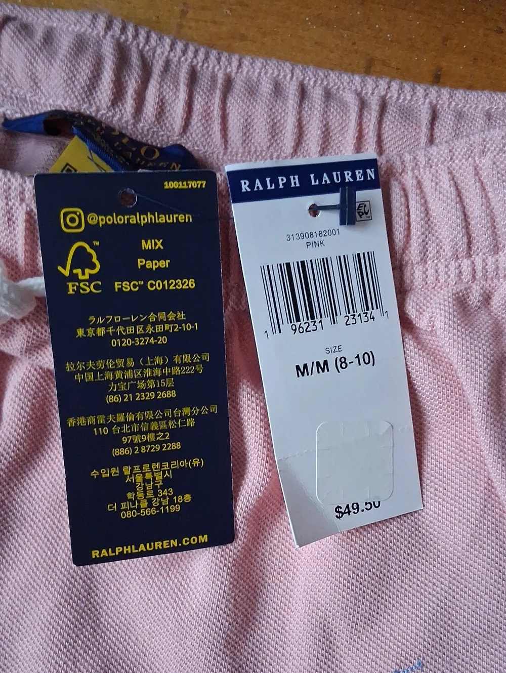 Polo Ralph Lauren kids size